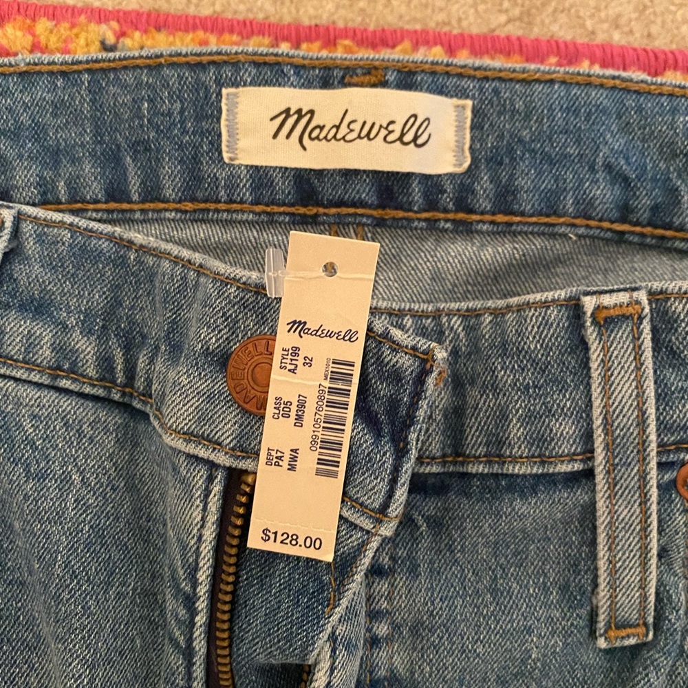 Madewell straight leg jeans